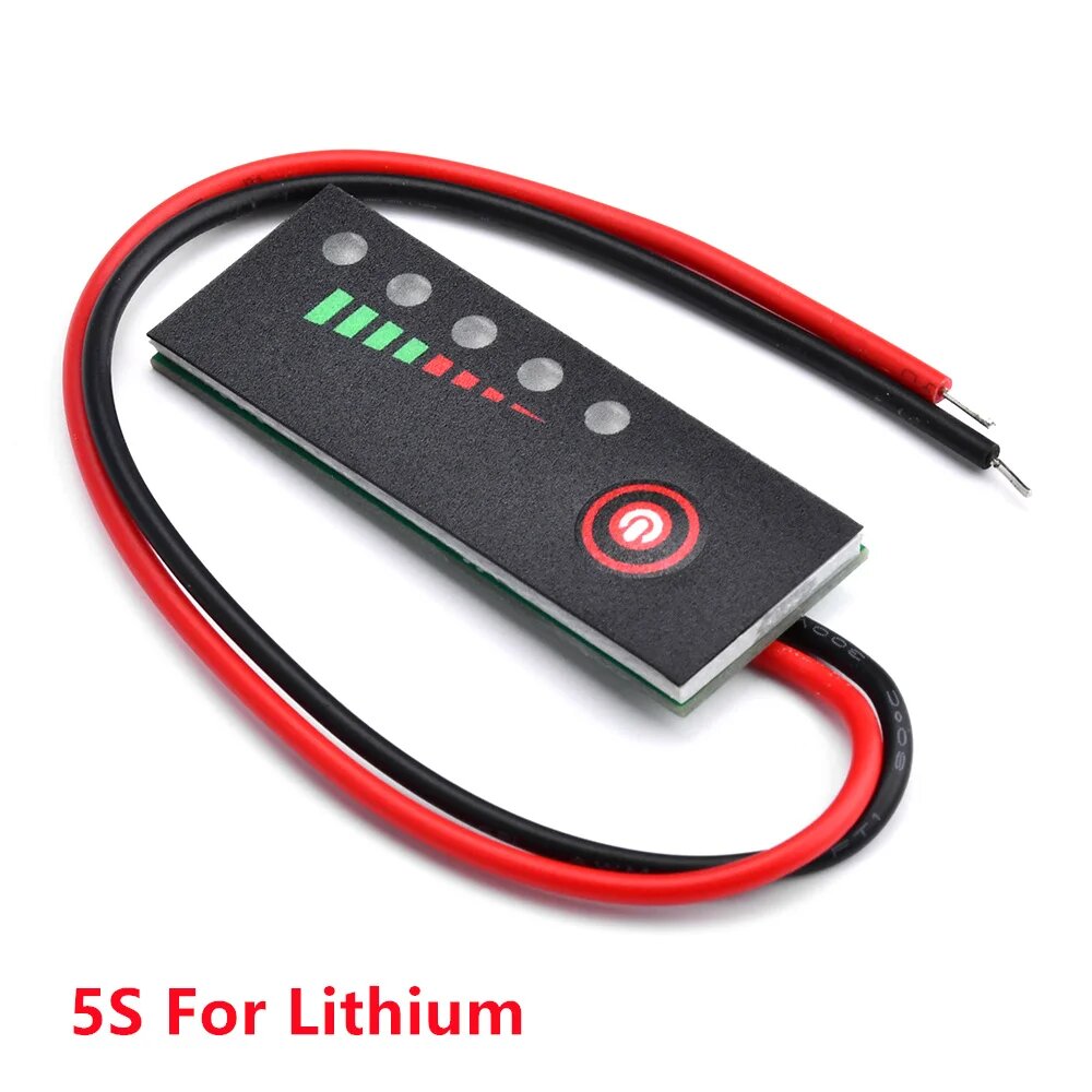 Модуль индикатора емкости аккумулятора LiFePO 4 BMS 1S-7S, в ассортименте, 5S For Lithium