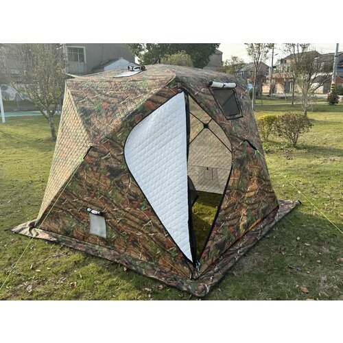 Утепленная трехслойная палатка для зимней рыбалки MIR-2017 MC