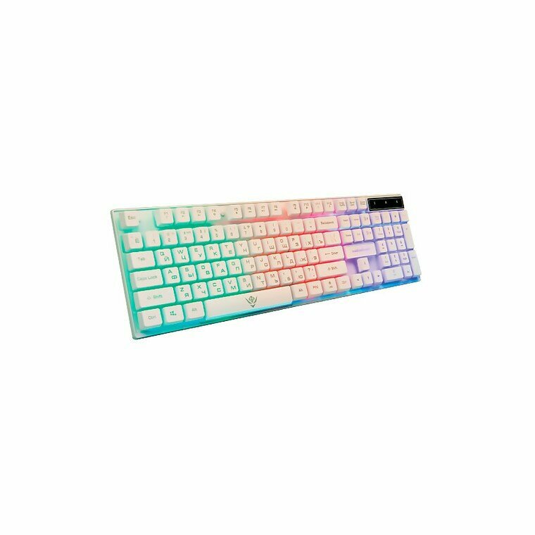 Клавиатура Nakatomi Gaming KG-23U, USB, белый тип подключения: проводная, интерфейс: USB