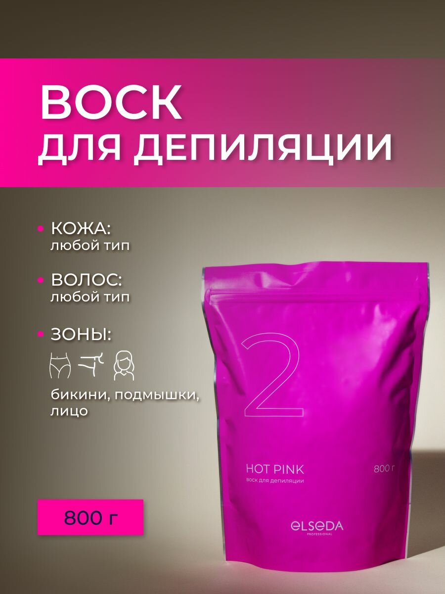 Воск для депиляции Hot Pink