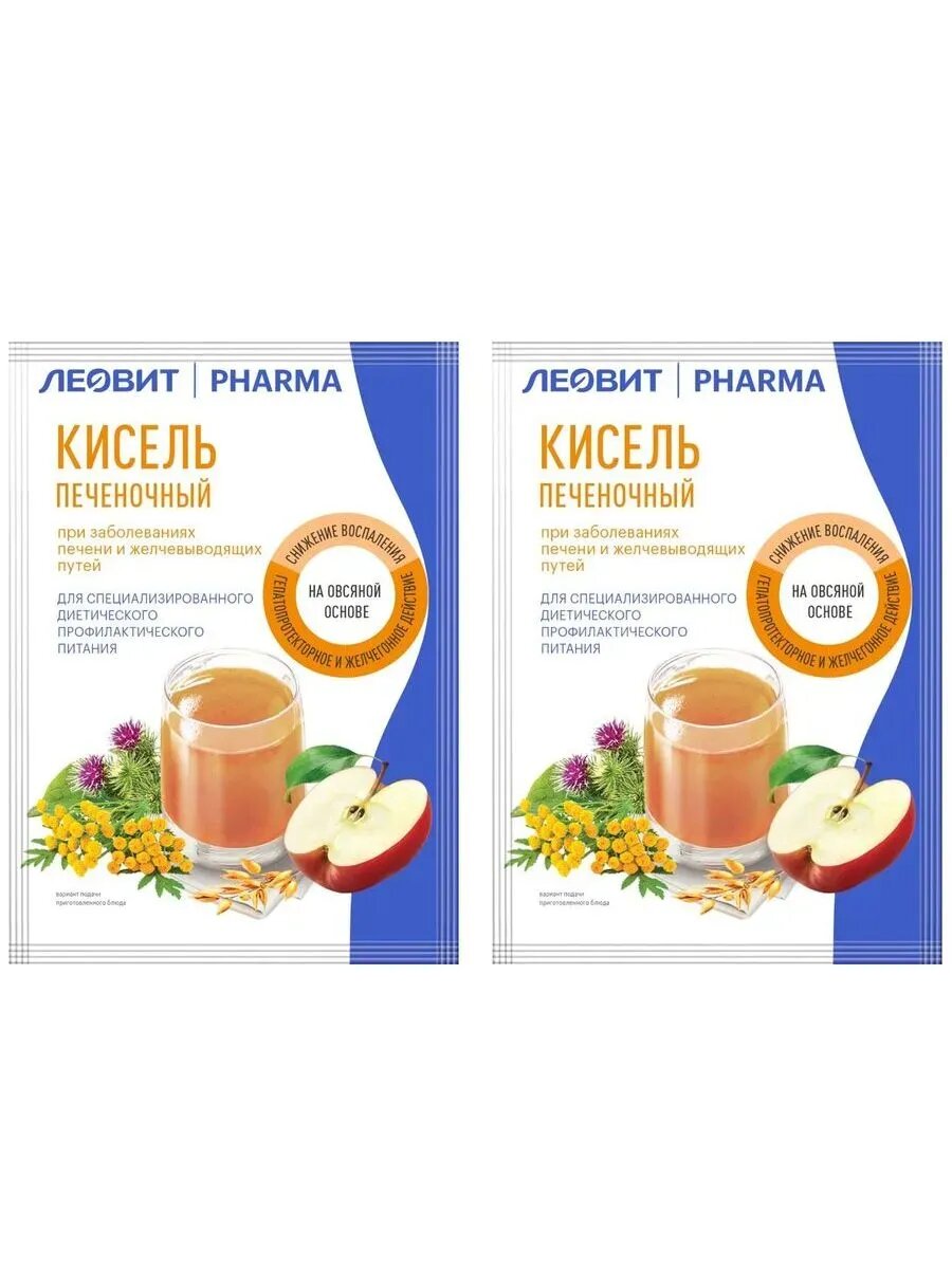 Pharma кисель печеночный 200 2 шт