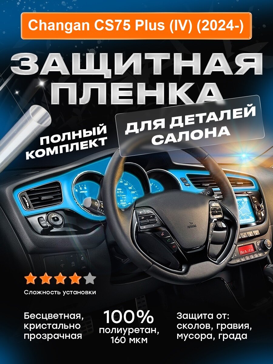 Плёнка для оклейки салона Changan CS75 Plus (IV) (2024-)