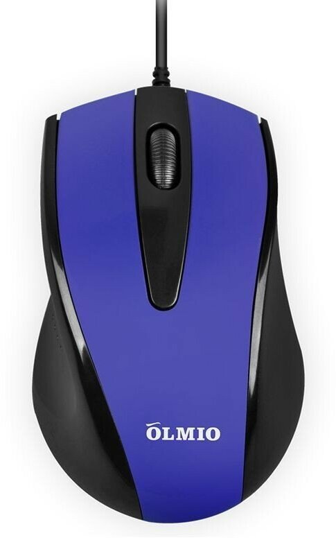 Мышь OLMIO CM-07  синий (43971)