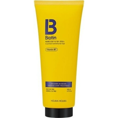 Маска - кондиционер для поврежденных волос Biotin Damage Care Treatment