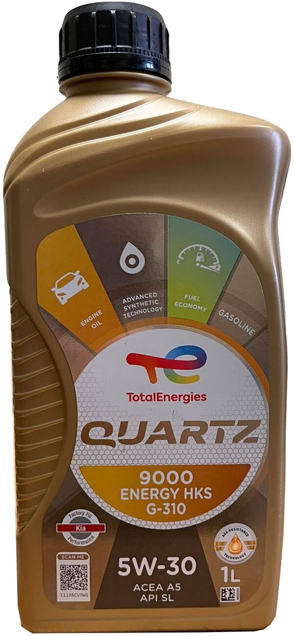 Масло моторное TOTAL QUARTZ 9000 ENERGY HKS 5W30 1л 213799