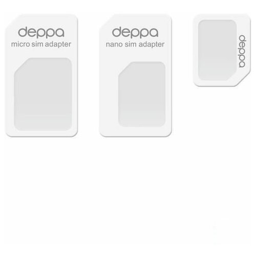 Nano sim card адаптер для мобильных устройств, Deppa 74000