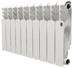 Радиатор бимиталлический Royal Thermo 500/80 боковое подключение 10 секций Revolution