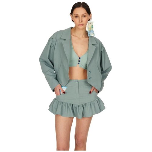 Юбка 404 NOT FOUND, размер S, голубой