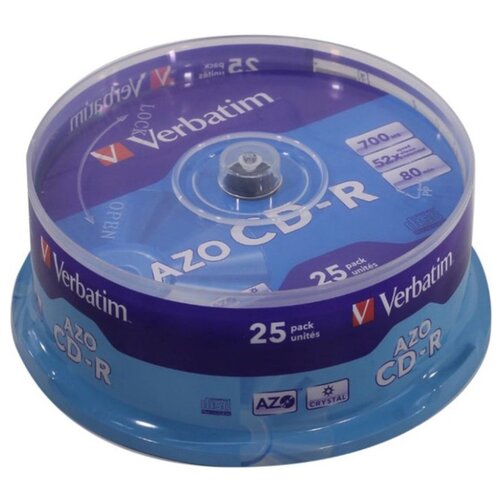  CD-R Verbatim 43352 AZO Crystal
