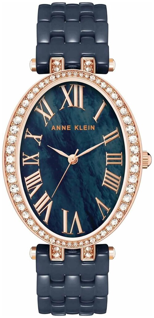 Наручные часы ANNE KLEIN 3900RGNV, золотой, синий