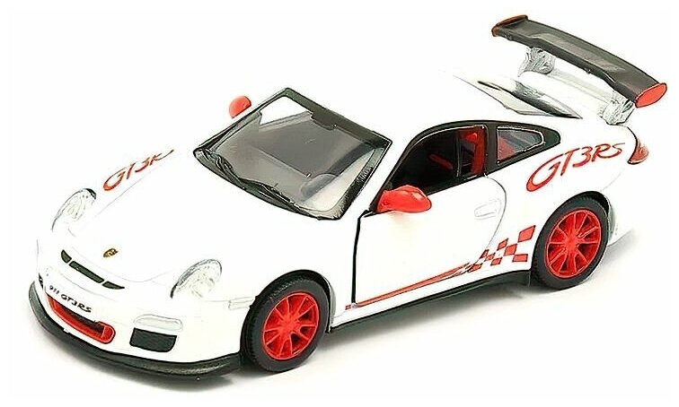 Масштабная модель машины Porsche 911 GT3 RS 13 см / Белая