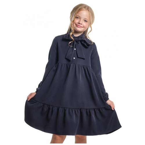 Платье для девочек Mini Maxi, модель 7832, цвет синий, размер 140