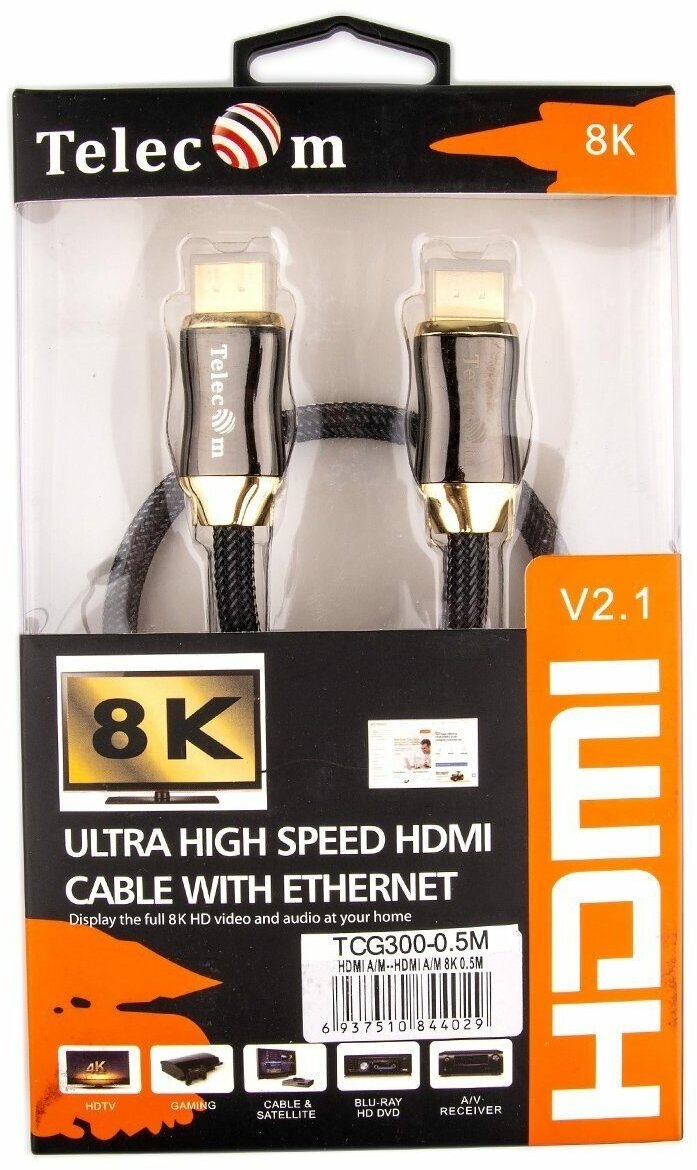 Кабель Telecom HDMI (TCG300-0.5M) - фотография № 12