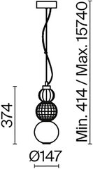 Подвесной светильник Maytoni P069PL-L16G3K