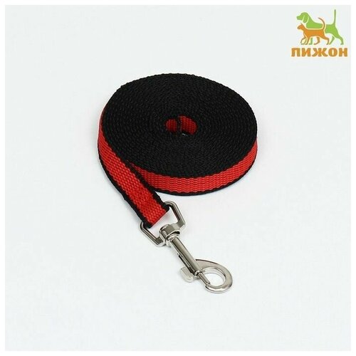 Поводок 3 м х 15 см красно-чёрный 800₽