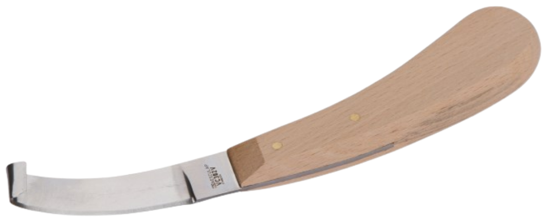 Нож копытный правый, с узким лезвием Эскулап (Германия)