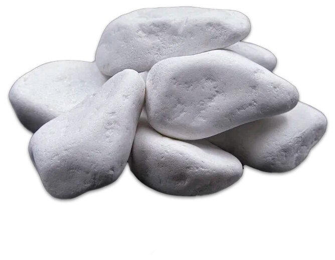 Камни для сауны Кварц шлифованный PREMIUM, фракция до 100 мм, ведро 15 кг - фотография № 1