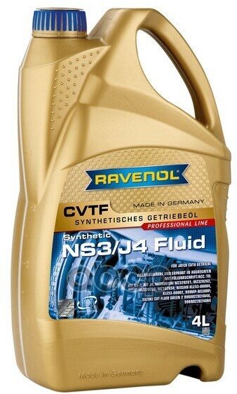 4L Cvtf Ns3/J4 Fluid New Трансмиссионное Масло Ravenol арт. 4014835803749