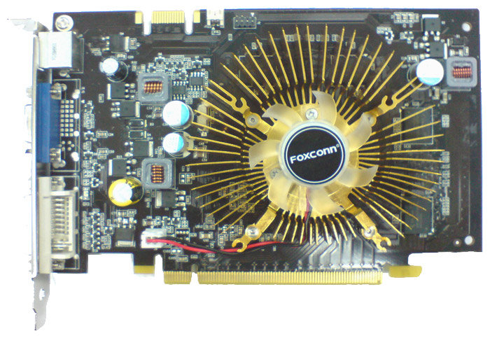 Видеокарта Foxconn GeForce 9500 GT 600Mhz PCI-E 2.0 512Mb 1600Mhz 128 bit DVI TV HDCP YPrPb