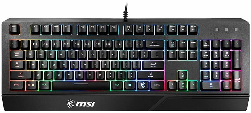 Клавиатура проводная MSI GK20 USB черный