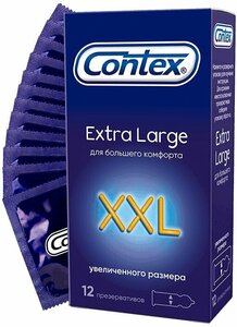 Презервативы Contex Extra Large 12 шт увеличенного размера