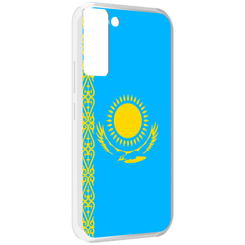Чехол MyPads флаг Казахстана-1 для Tecno Pop 5 LTE / Pop 5 Pro задняя-панель-накладка-бампер чехол mypads герб флаг крыма 1 для tecno pop 5 lte pop 5 pro задняя панель накладка бампер