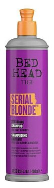 Восстанавливающий шампунь для блондинок BED HEAD SERIAL BLONDE, 400 МЛ