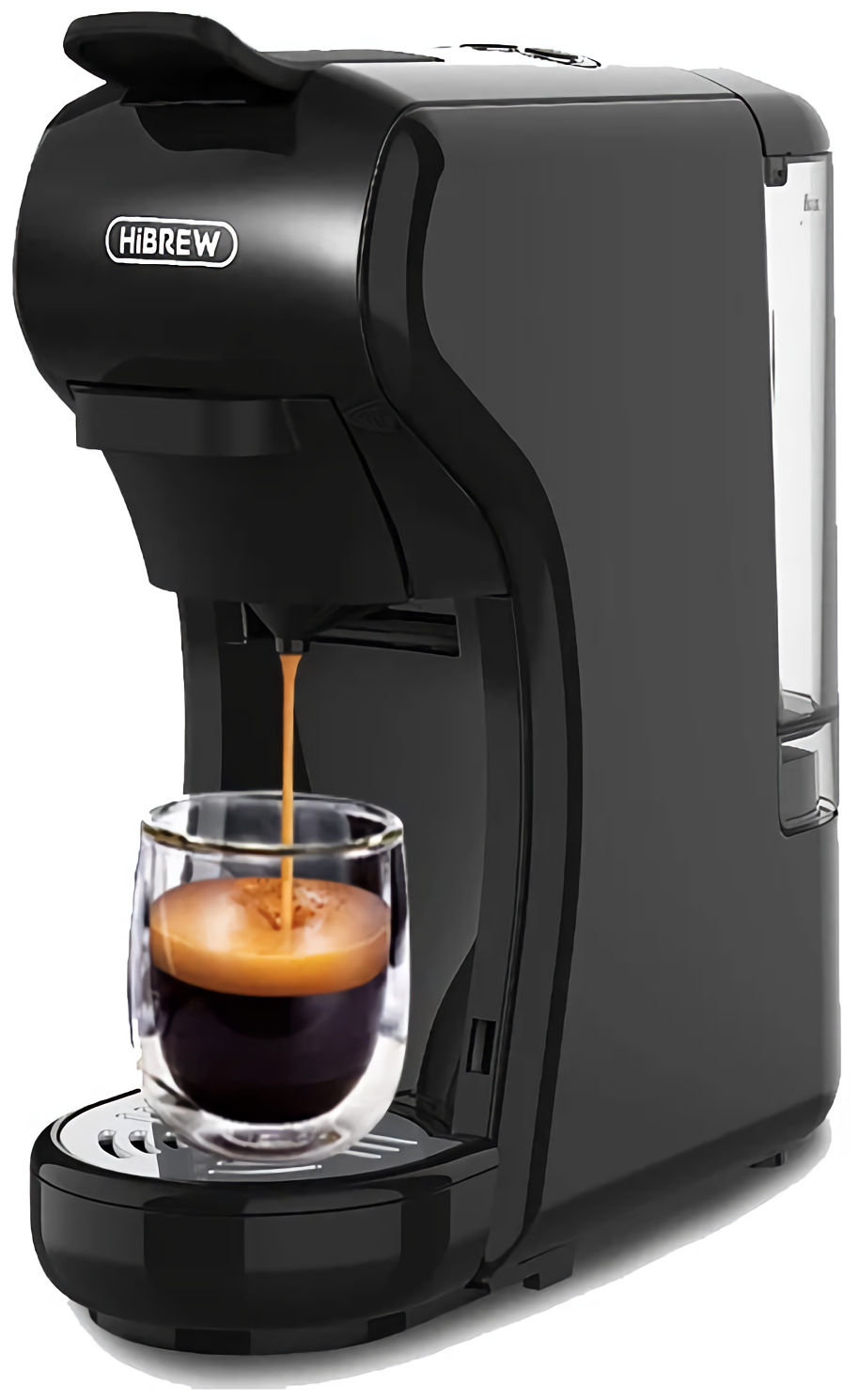 Капсульная кофемашина, Hibrew (ST-504)H1A черный совместимый Капсулы Nespresso /Капсулы Dolce Gusto/Капсулы Starbucks/Свежемолотый кофе