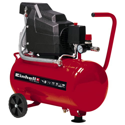 Масляный Einhell TC-AC 190/24/8, 24 л, 1.5 кВт компрессор масляный einhell te ac 230 24 8 24 л 1 5 квт