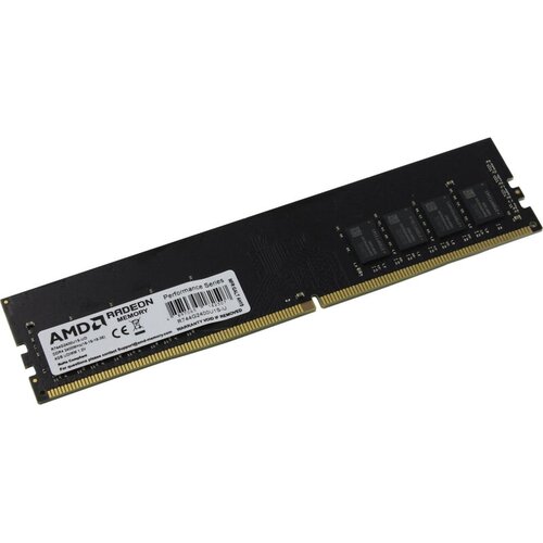 Модуль памяти AMD 4GB Radeon DDR4 2400 DIMM Non-ECC CL15 R744G2400U1S-U 178700₽