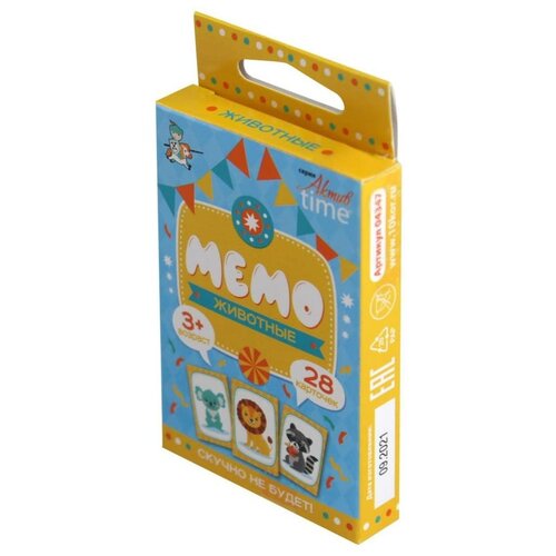 Настольная игра «МЕМО. Животные» настольная игра мемо животные