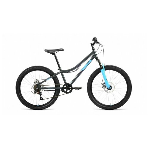 Велосипед ALTAIR MTB HT 24 20 D 24 6 ск рост 12 2022 темно-серыйголубой IBK22AL24095 1690000₽