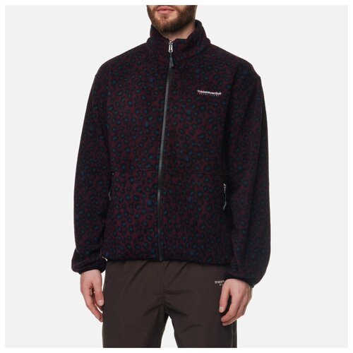 фото Мужская флисовая куртка thisisneverthat intl. fleece бордовый, размер m