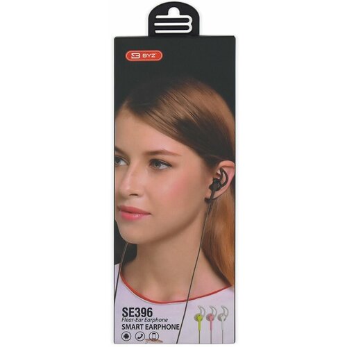 Наушники проводные BYZ SE396 вкладыши с микрофоном 12 метра белый 51200₽
