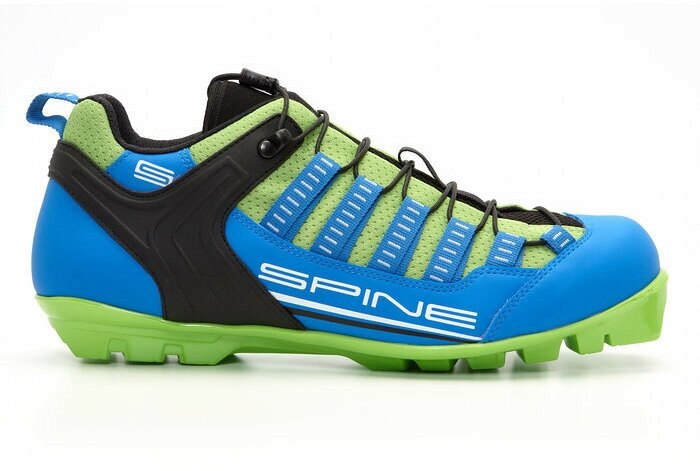 Лыжные ботинки летние Spine Skiroll Classic 10 SNS (синий/черный/салатовый) 2020 43 EU