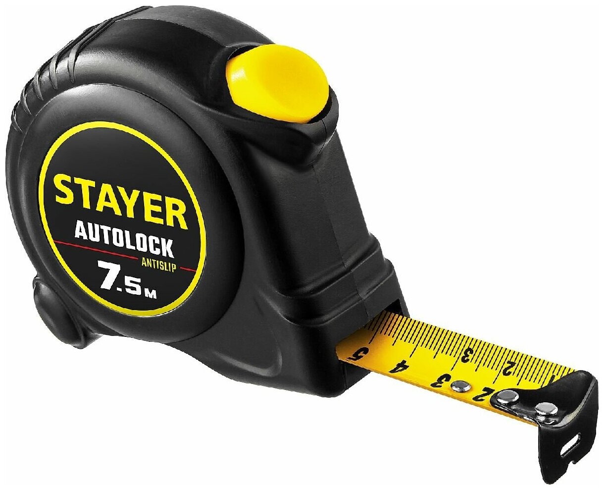 Рулетка с автостопом STAYER АutoLock 7.5м х 25мм (2-34126-07-25_z02)