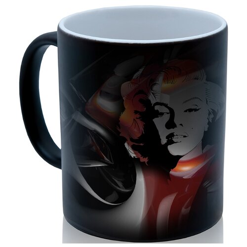 фото Кружка хамелеон merilin monro, классный сувенир drabs