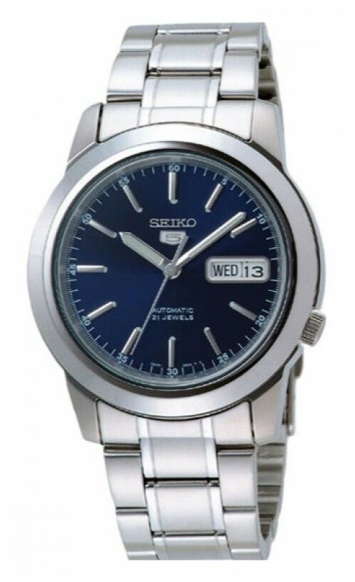 Наручные часы SEIKO SEIKO 5, синий, серебряный