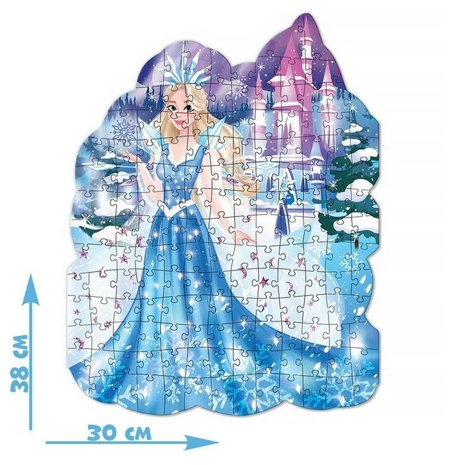 Фигурный пазл «Снежная принцесса», 153 детали