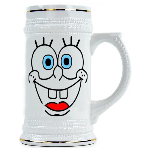 фото Пивная кружка спанч боб - улыбка drabs