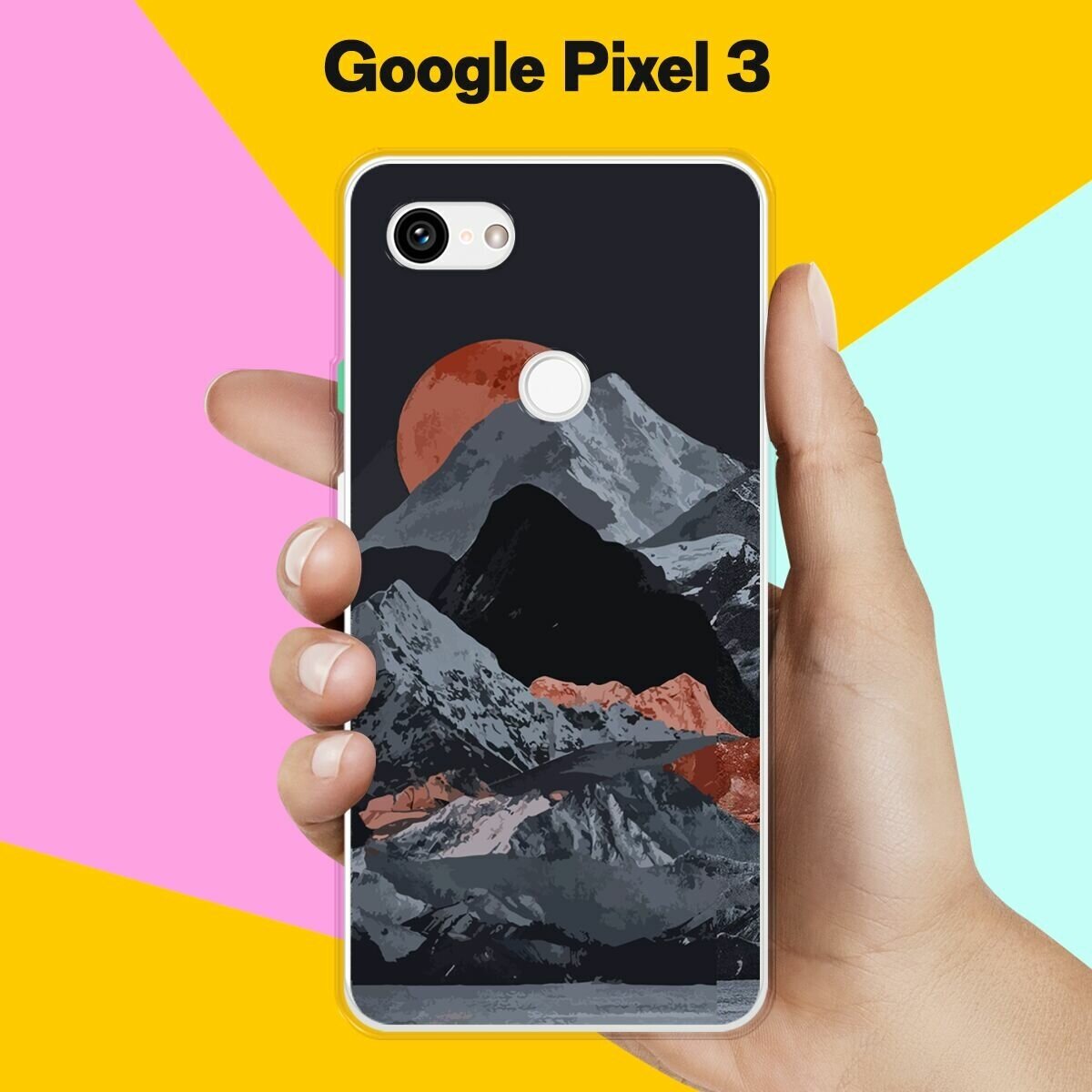 Силиконовый чехол на Google Pixel 3 Пейзаж 60 / для Гугл Пиксель 3