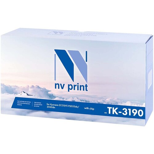 Картридж NV Print совместимый TK-3190 для Kyocera ECOSYS P3055dn/ 3060dn {48022} картридж лазерный nv print nv tk 3190 для kyocera ecosys p3055dn 3060dn ресурс 25000 страниц