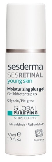 SesDerma Sesretinal Young Skin Moisturizing Plus Gel Интенсивный увлажняющий гель для лица