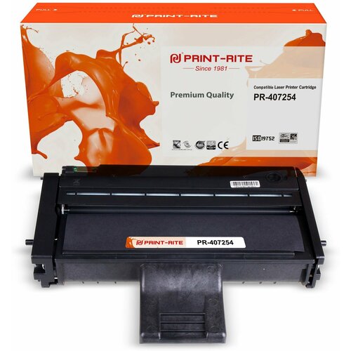 картридж nv print sp200he для ricoh 2600 стр черный Print-Rite PR-407254 картридж лазерный (Ricoh 407254) черный 2600 стр