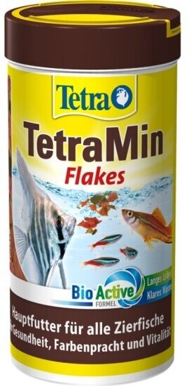 Корм основной для всех видов рыб Tetra Min Flakes хлопья 1000 мл