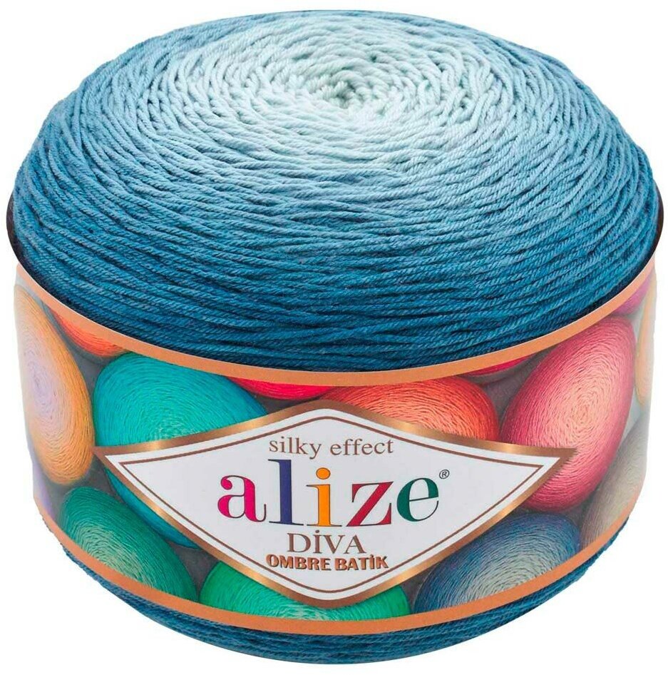 Пряжа Alize Diva Ombre Batik джинс (7379), 2 шт