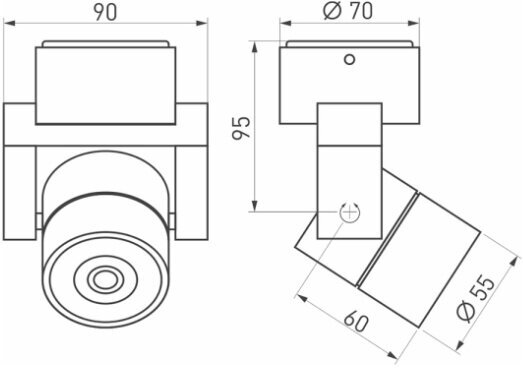 Потолочный светодиодный светильник Arlight SP-Uno-R55-5W White6000 025088 - фотография № 7