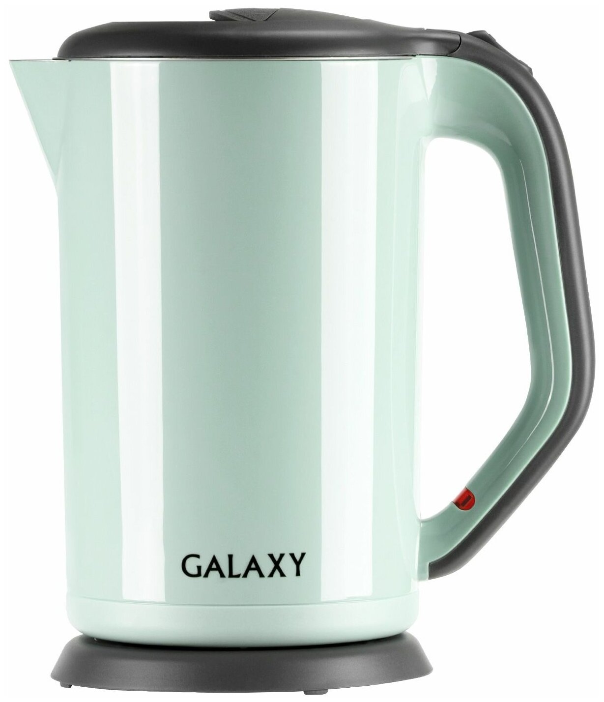 Чайник электрический Galaxy GL 0330 пластик колба металл 1.7 л 2000 Вт салатовый