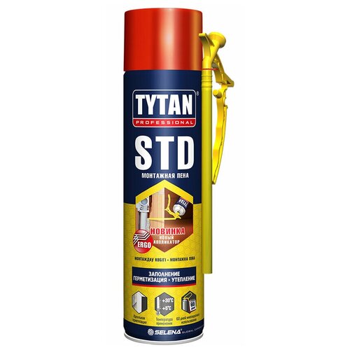 Пена монтажная бытовая Tytan Professional STD Эрго летняя 500 мл 479₽