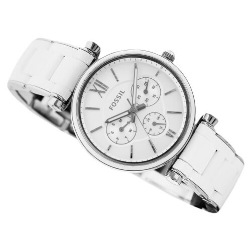 Наручные часы FOSSIL Carlie ES4605, белый наручные часы fossil carlie es5272 белый